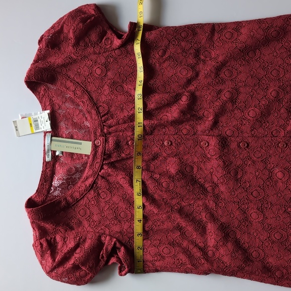 VanHeusen Studio Women's Lace Shirt - Picture 8 of 10